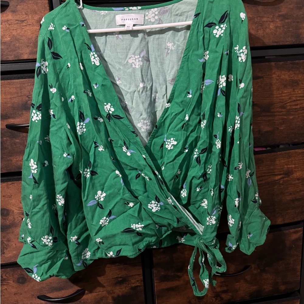 Popsugar long sleeve shirt XL